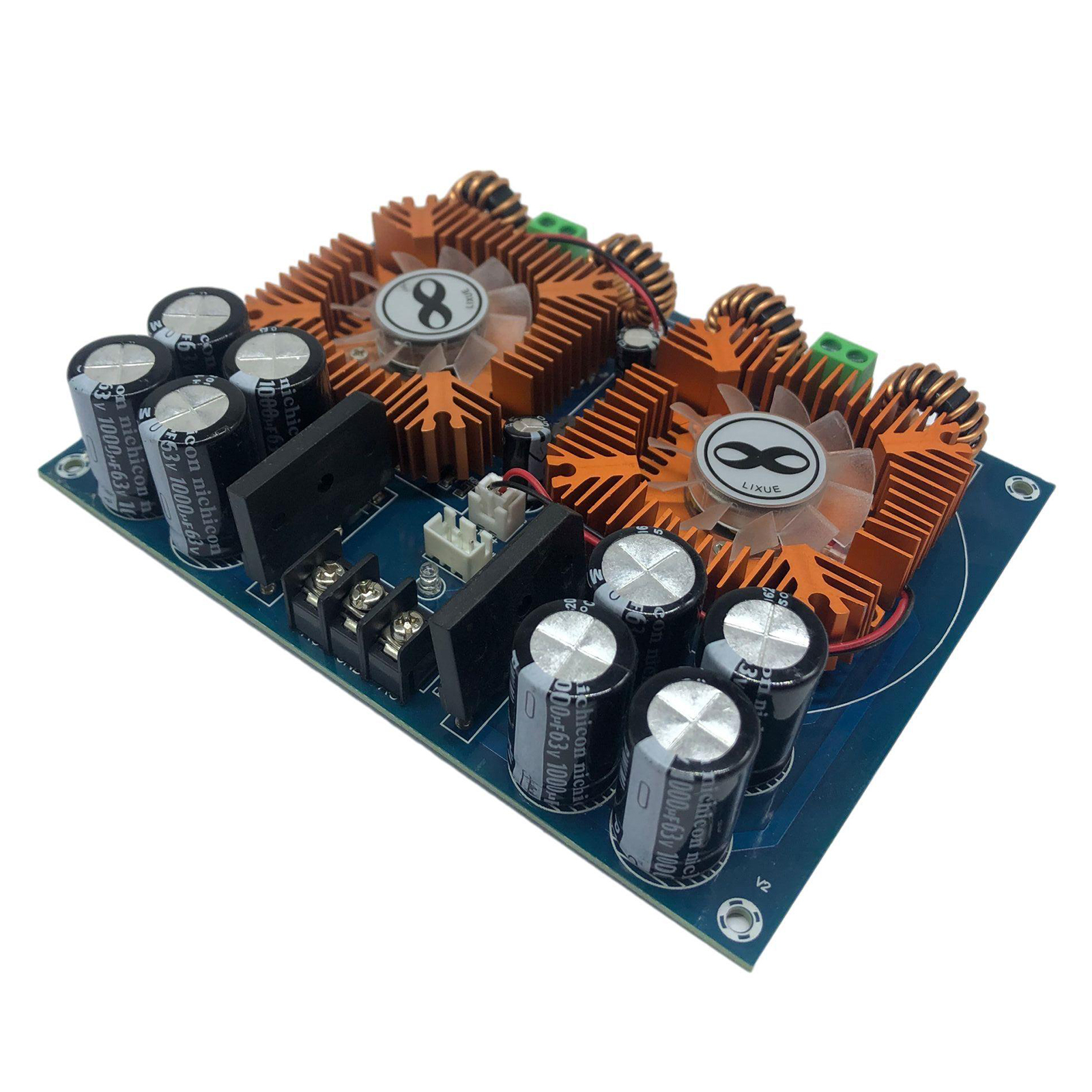 Digital Mono Amplifier Board Dual Chip 2x420W 24V Amplifier Board Module