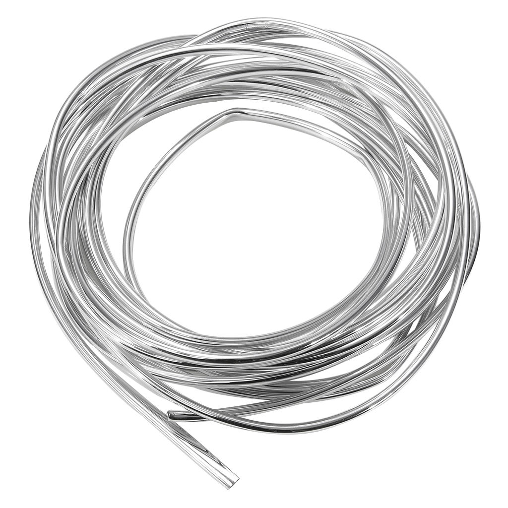 6M Car Door Rubber Trim Seal Door Edge Guards Weatherstrip for Car Silver