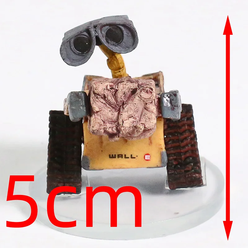 Wall-E Robot Wall E & EVE PVC Action Figure Collection Model Toys Dolls 6cm/10cm iron man toys