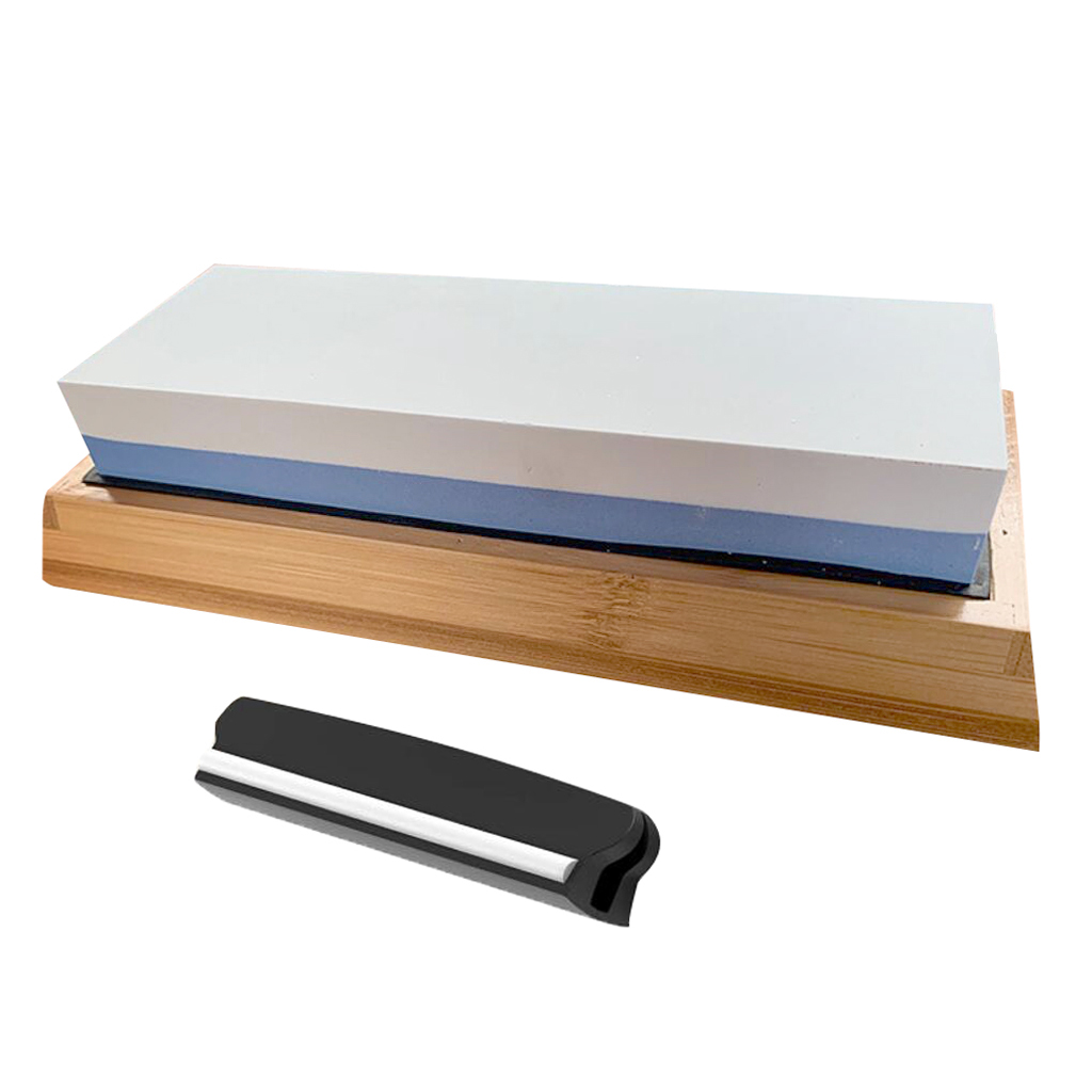 1000/6000 Grit Whetstone Waterstone Sharpener Kit  Sharpenning For Chef