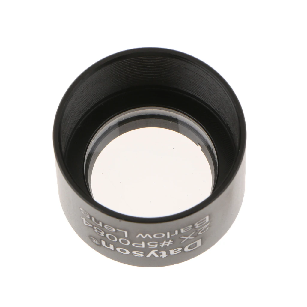 1.25`` 2X Metal Barlow Lens M28.6*0.6 Thread for 31.75mm Telescope Eyepieces