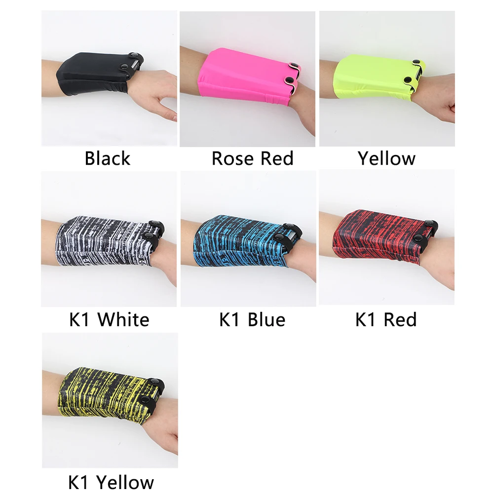 Details about   Universal Snap Design For 7 Inch Mobile Phone Card Key Wrist Bag Outdoor Jogging 