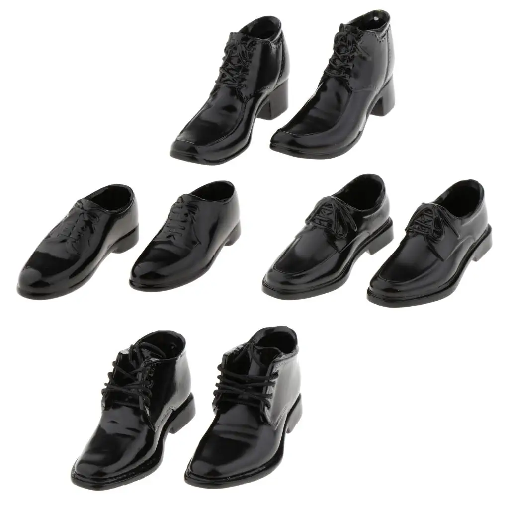 Custom 6:1 Male Shoes for 1/12 Action Figure Doll Body Garment Accessories