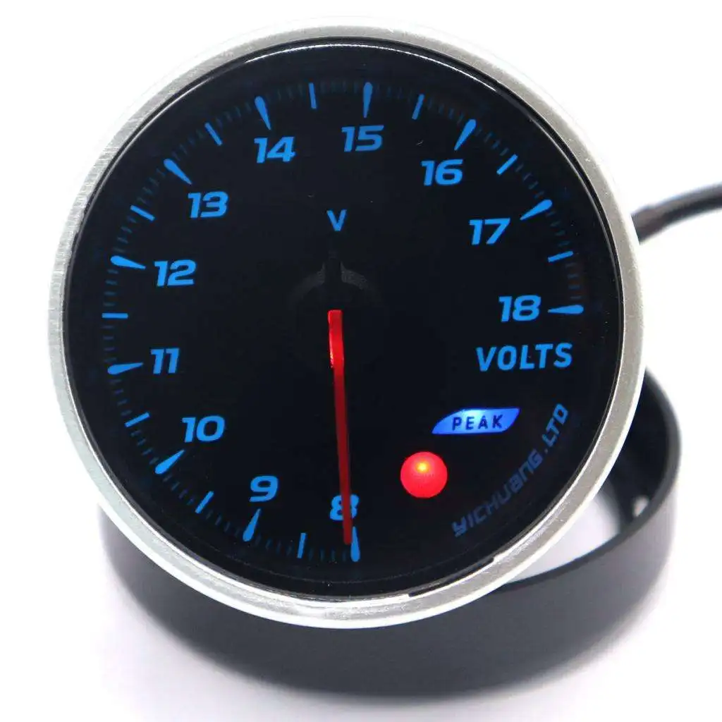 12V Digital Display Voltmeter Voltage Gauge Panel Meter For Car Motorcycle