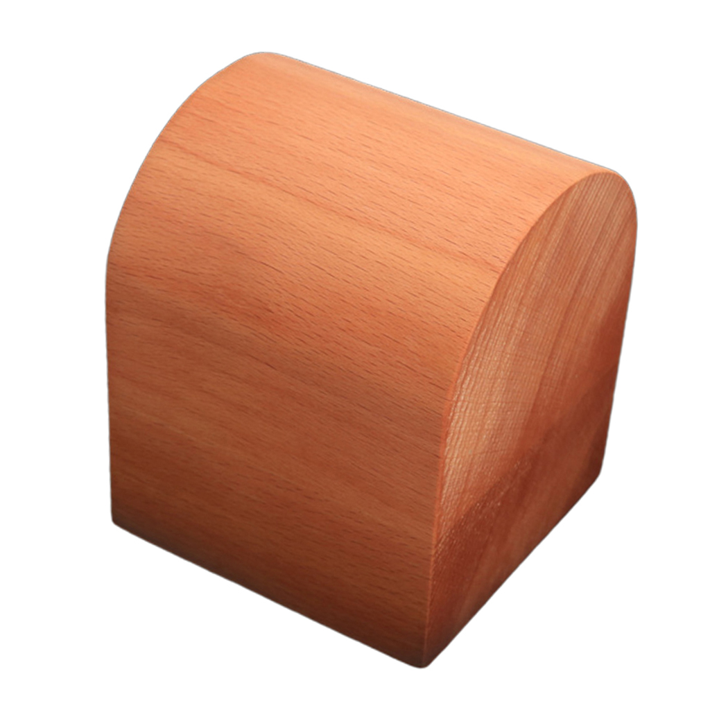 Beech Wooden Hand Leather Band Strap Folding Tool Printing Tool Hand Craft