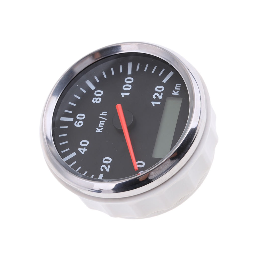 85mm 0-120km / H IP67 GPS Speedometer Gauge Accessory for Boat Marine Truck Automobile