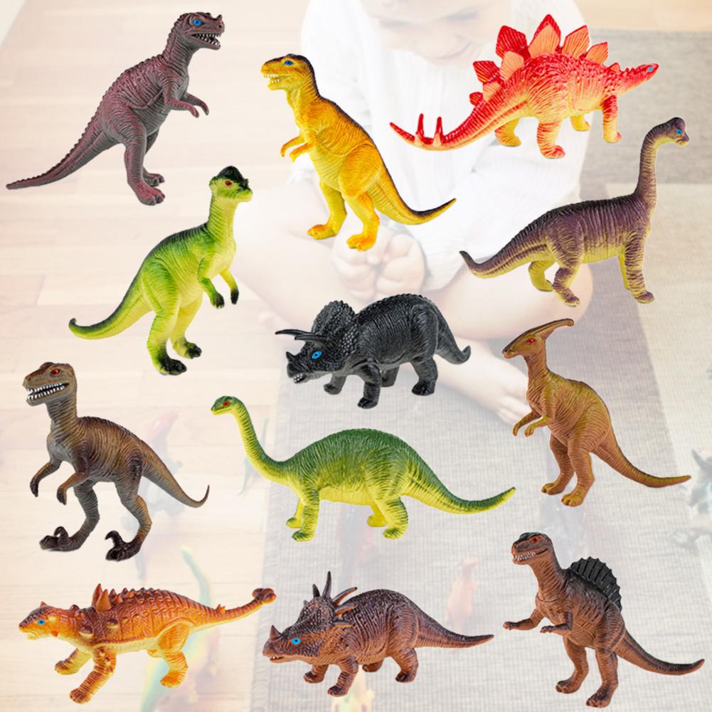Modelos de Dinossauro Brinquedo de Dinossauro em Miniatura para Entretenimento Simulação Desgastar-resistente Portátil Crianças 12 Pçs - Set 2022 2 Brinquedos e hobbies