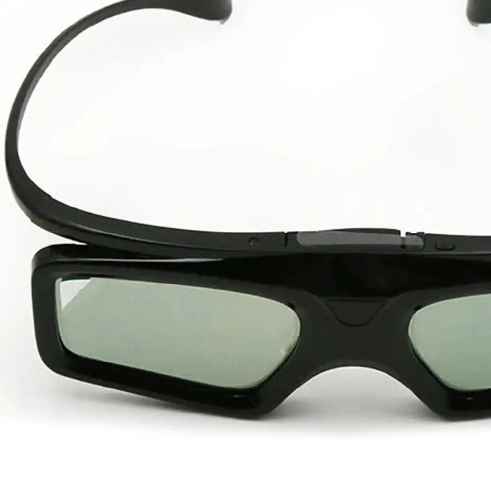 1 Pcs GL900 3D Glasses Practical Active Shutter Reusable Black PC Movie Spectacles Accessory for DLP LINK 3D Projectors/TVs