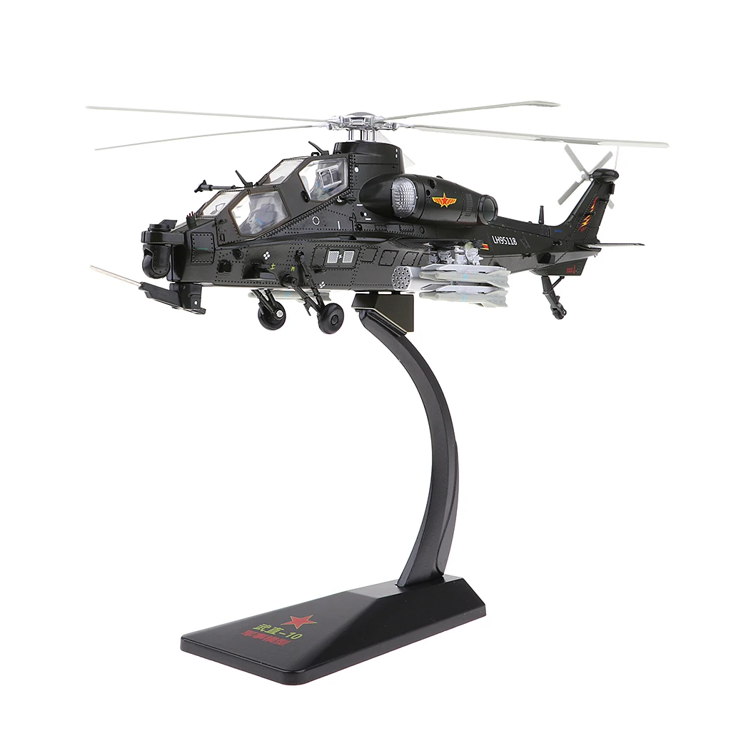 Chinese CAIC Z-10 Helicopter 1:48 Scale Diecast Aircraft Display Model with