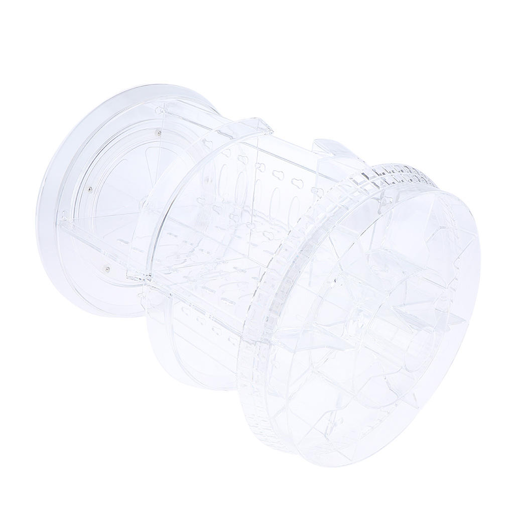 Plastic Makeup Organizer 360 Rotating Multi-Function Cosmetic Storage Rack Make Up Cosmetic Holder Organizers