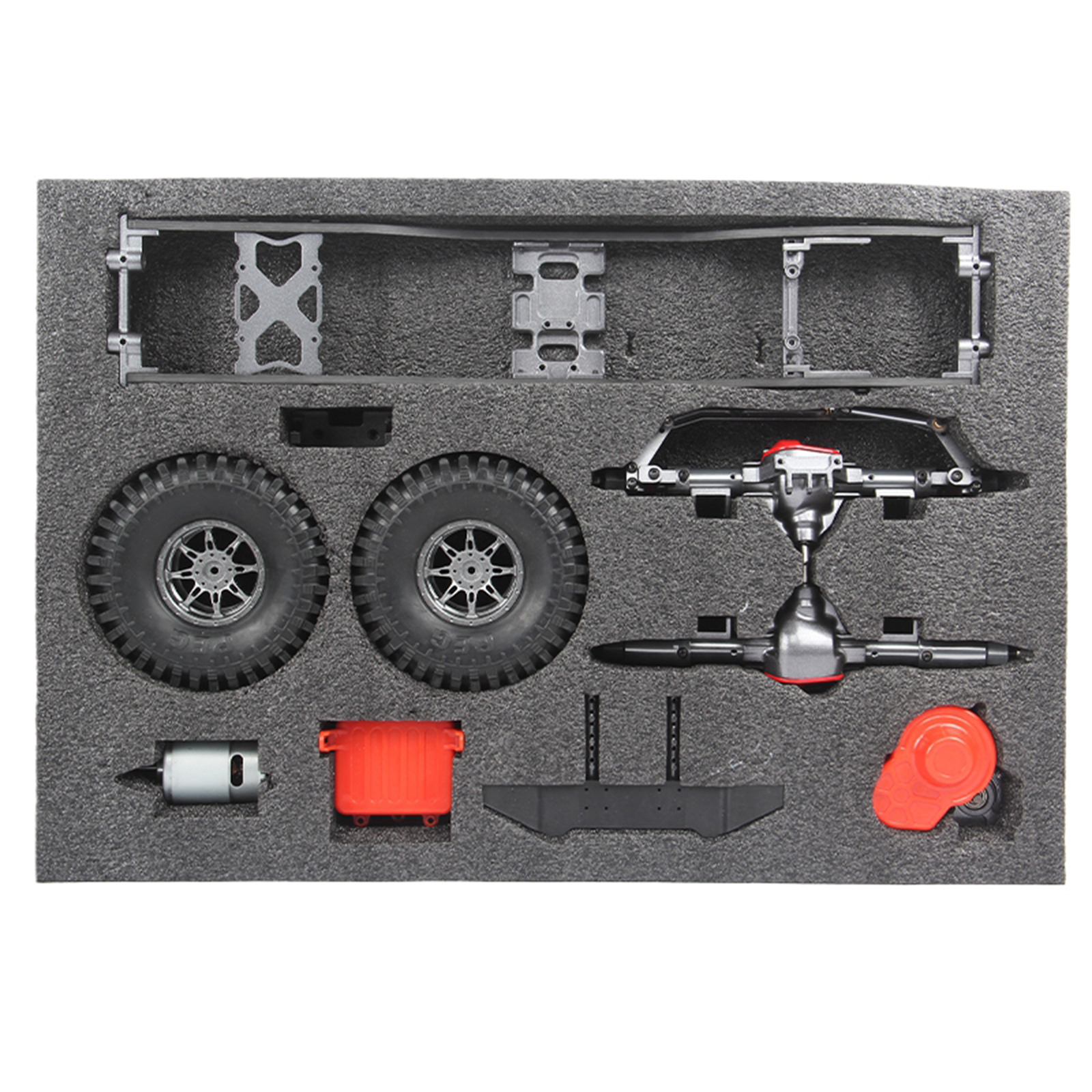 RC Car Upgrade 313mm Wheelbase Frame Kit Fit for SCX10 1/10 RC Crawler