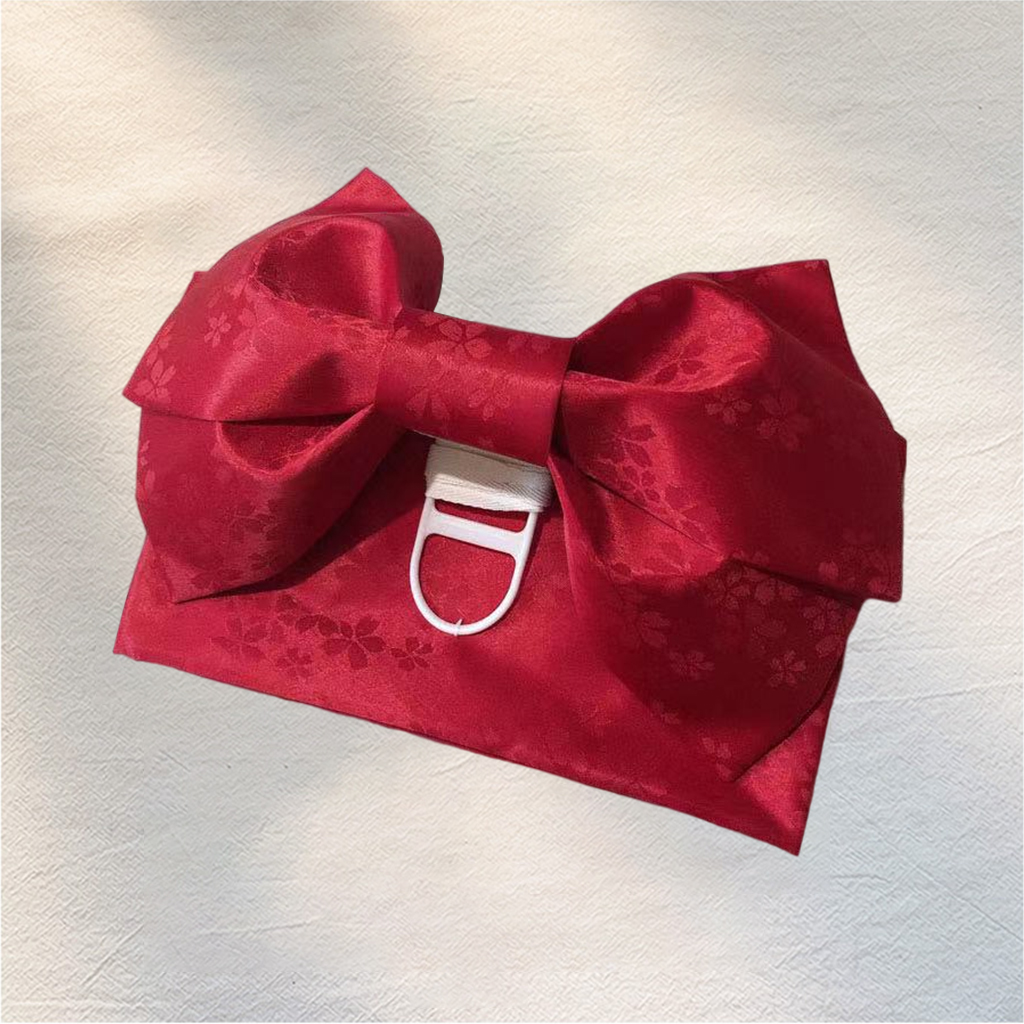 Japanese Kimono Obi Women Solid Yukata Belt Classic Geisha Kimonos Waist Belt Sweet Dressing Bow Tie Setting Belt