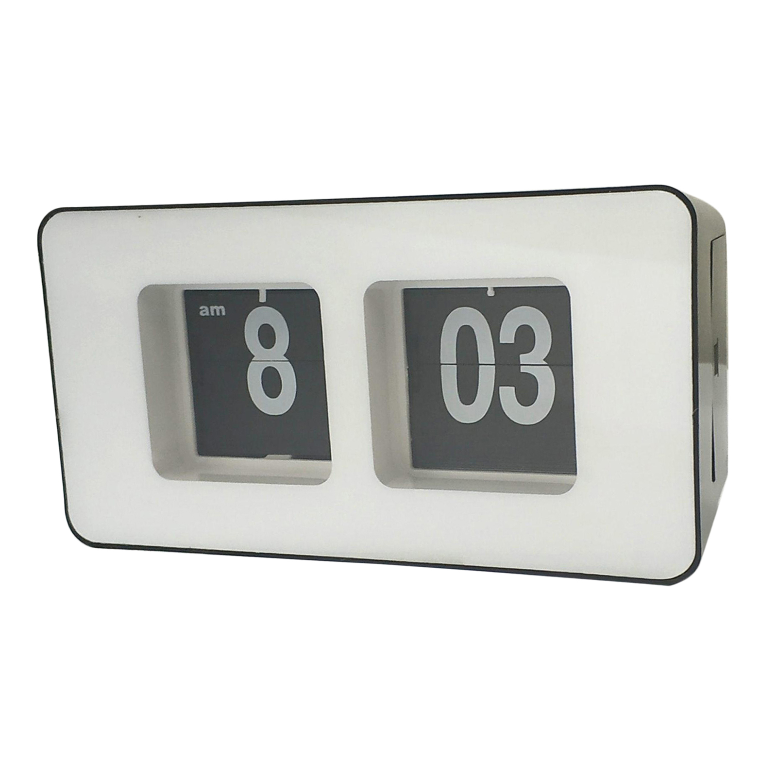 Auto Flip Clock Stylish Modern Simple Vintage Style Clock Desk Table File Down Page Clock