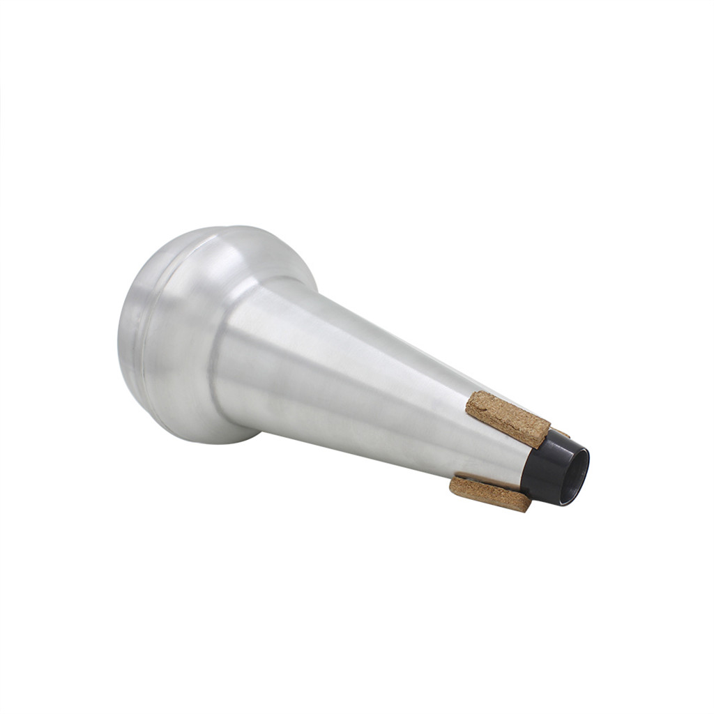 Sliver Aluminium Alloy Mute Norrow Tone For Tenor Trombone Musicians Tool