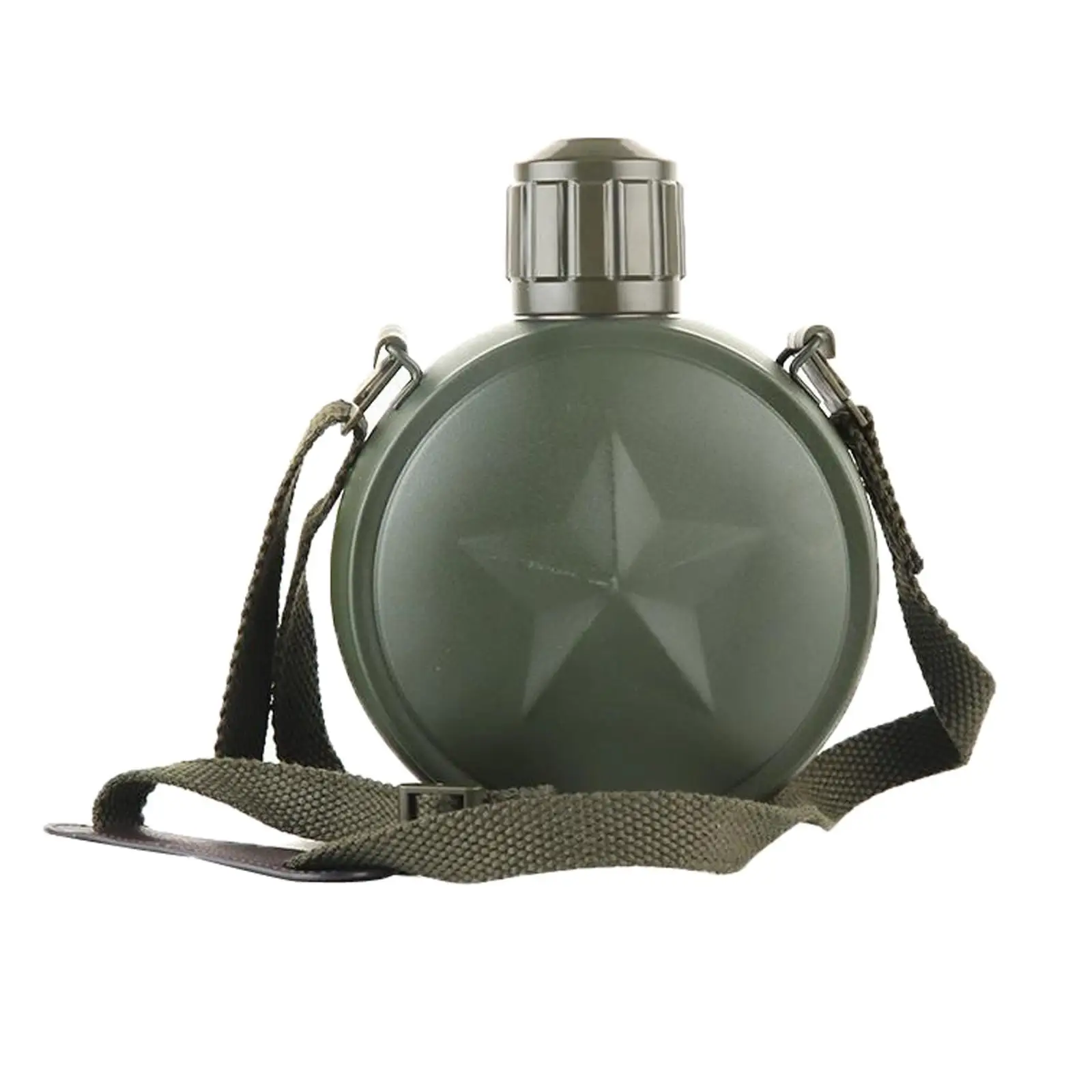 Portable  Style Wine Water Bottle Canteen Drink Cup with Belt Hiking