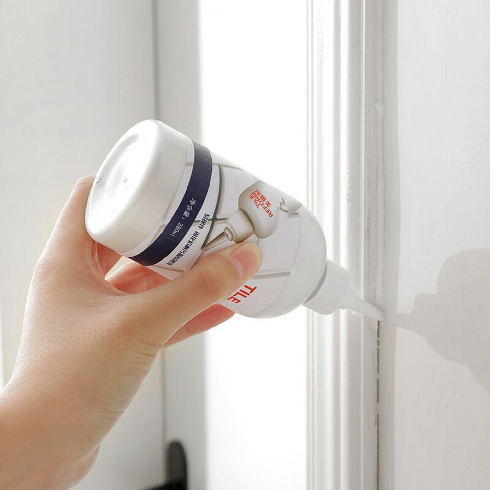 Description Picture 4 of itemProfessional 150ML Tile Grout Multi-use Mouldproof Cream Tile Reform Grout for Home Wall floor Ceramic Construction Tool