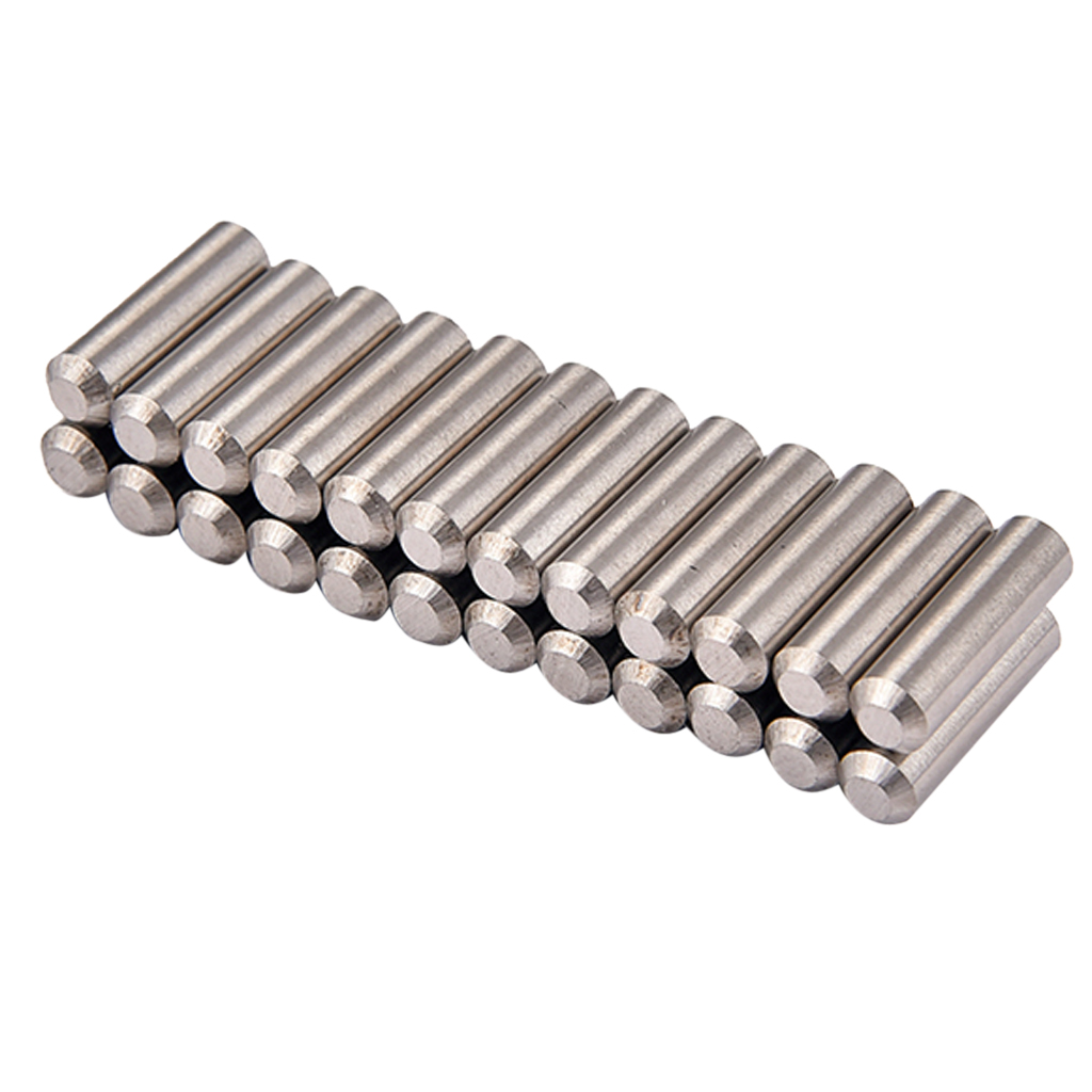 24Pcs Alnico 5 Pickup Magnet Pole Slug Rod for DIY Making Pickup Tools