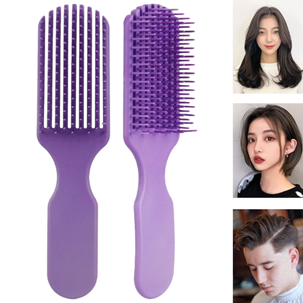 Detangling Brush Durable  Comfortable Massage Octopus Comb Essential Lightweight Coily Hair Plastic Hair Comb for Women Kids 