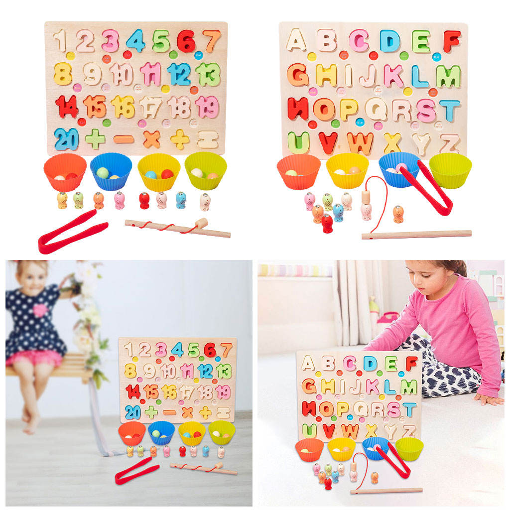 Wooden Math Toy Brain Teaser Early Developmental Clip Beads Toys Counting Toy Preschool Toy Xmas Gifts