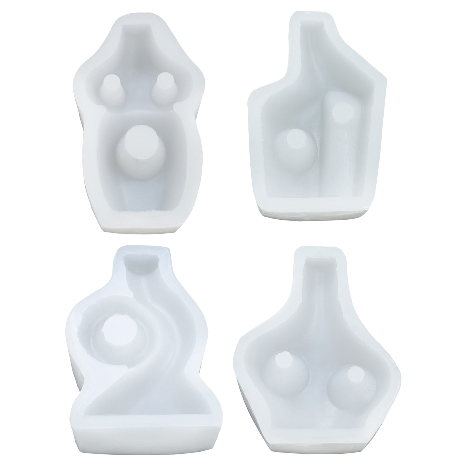 DIY Silicone Geometric Candle Mold 3D Silicone Resin Casting Mold Candle Wax Epoxy Make Soap Mould Craft Supplies