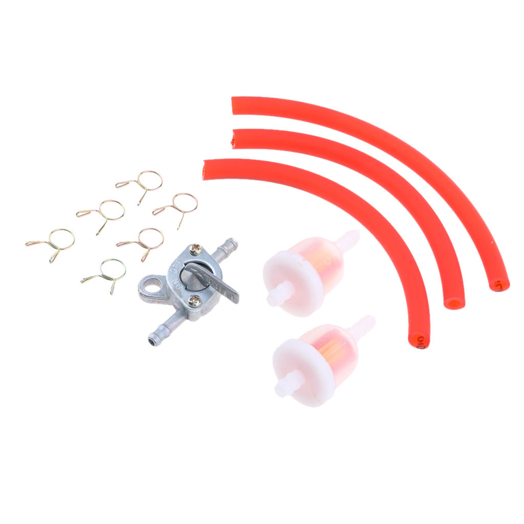 Motorcycle Engines & Component - 6mm Gas Fuel Filter Petrol Pipe Hose Line for  Universal Motorcycle Dirt Bike