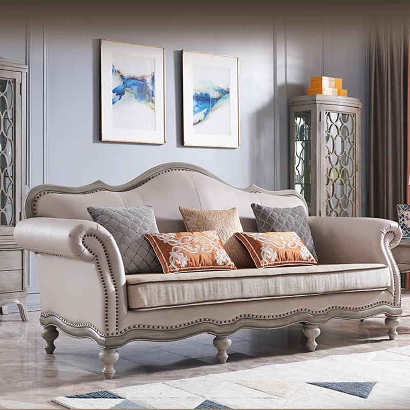 Классический диван в американском стиле, простой диван для гостиной,комбинированные легсветильник роскошные мебельные кровати