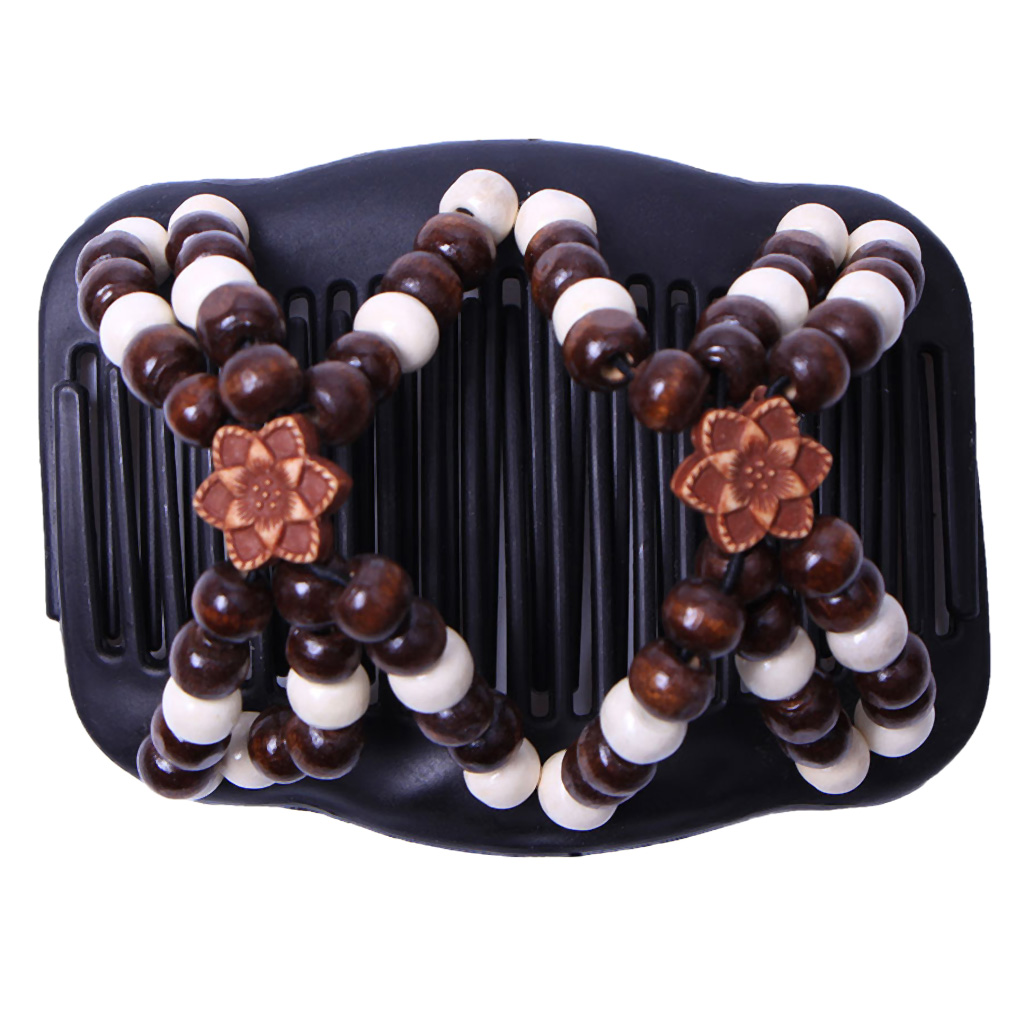 Beauty Thick Hair Double Clip Combs Bun Maker Hair Accessories for  Women Easy Updo Holds Long Short Hair