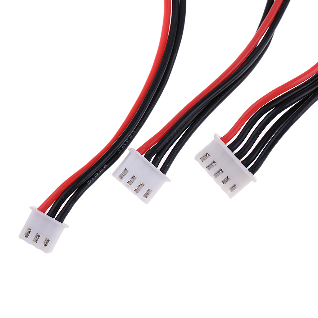 30cm Jst Xh 2S / 3S / 4S Lipo Battery Extension Cable Wires Male / Female for RC Car Boat Airplane, Pack of 3
