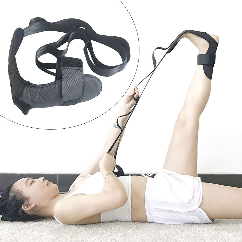Yoga Stretching Band Yoga Pilates Stretch Belt Multi-Loop 110cm Rope Ballet Rope