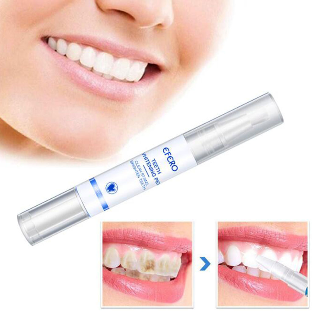 5ml Teeth Whitening Pen Tooth Whitener Bleach Brush  Plaque Stains Gel