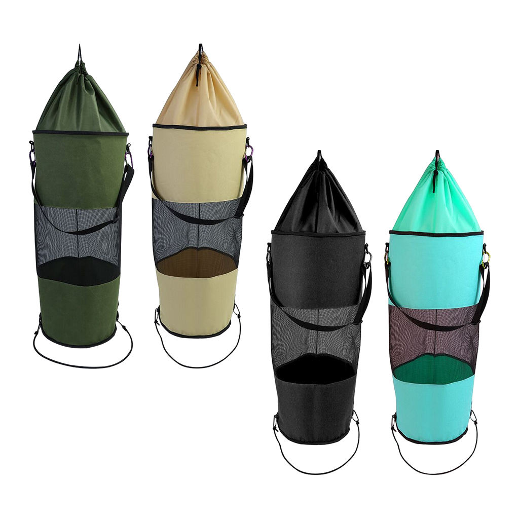 Portable Mesh Trash Bag Bin Garbage Bag for Boat Leakproof Lightweight