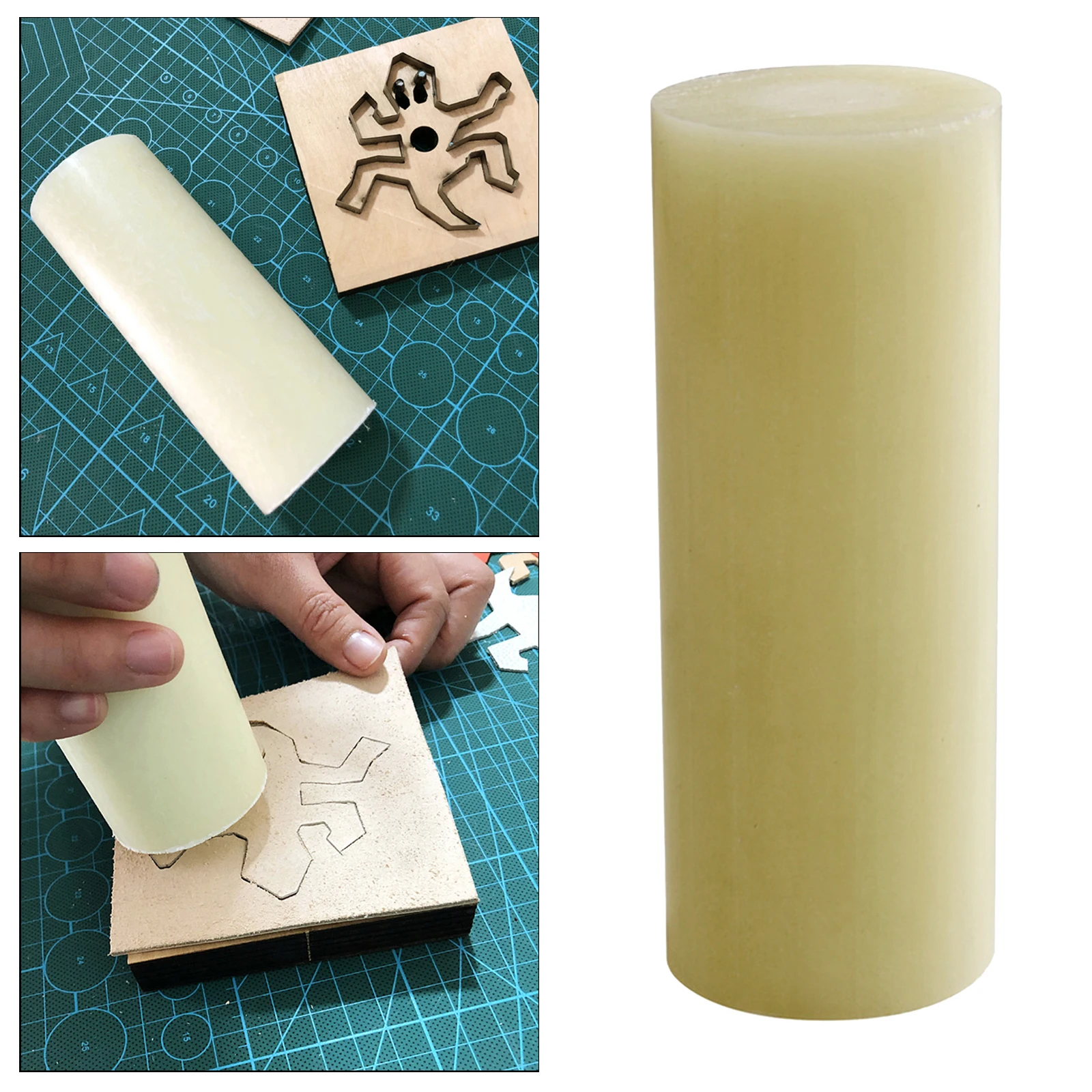 DIY Handmake Leather Craft Mould Punch Tool Nylon Stick Hammer 50x140mm