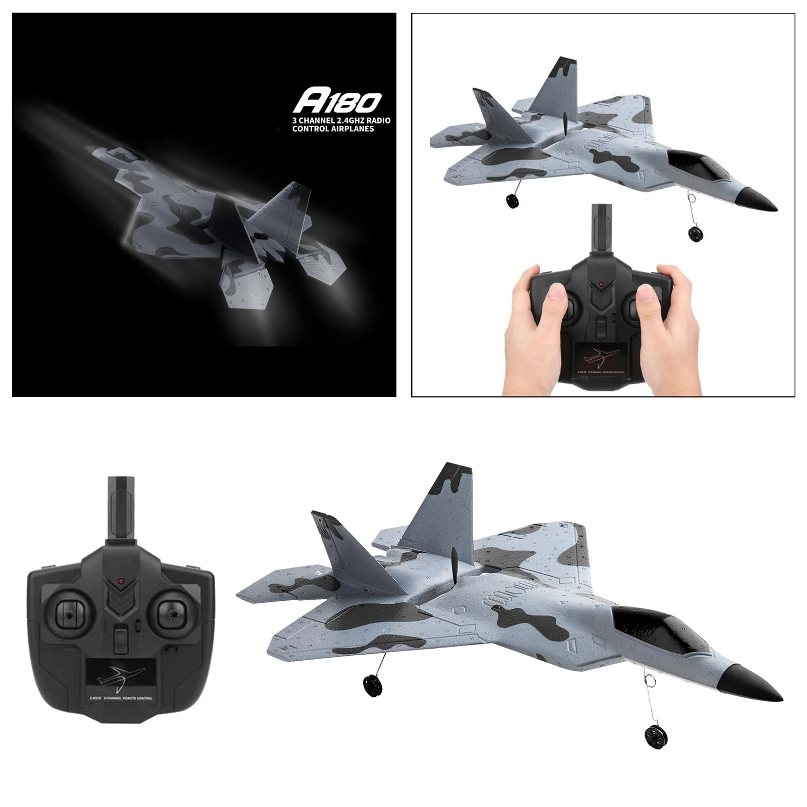 Wltoys XK A180 F22 Aircraft Model Brushless Motor Glider 3D/6G RC Airplane Plane Fighter 2.4Ghz 3-CH RTF EPP Material Toys