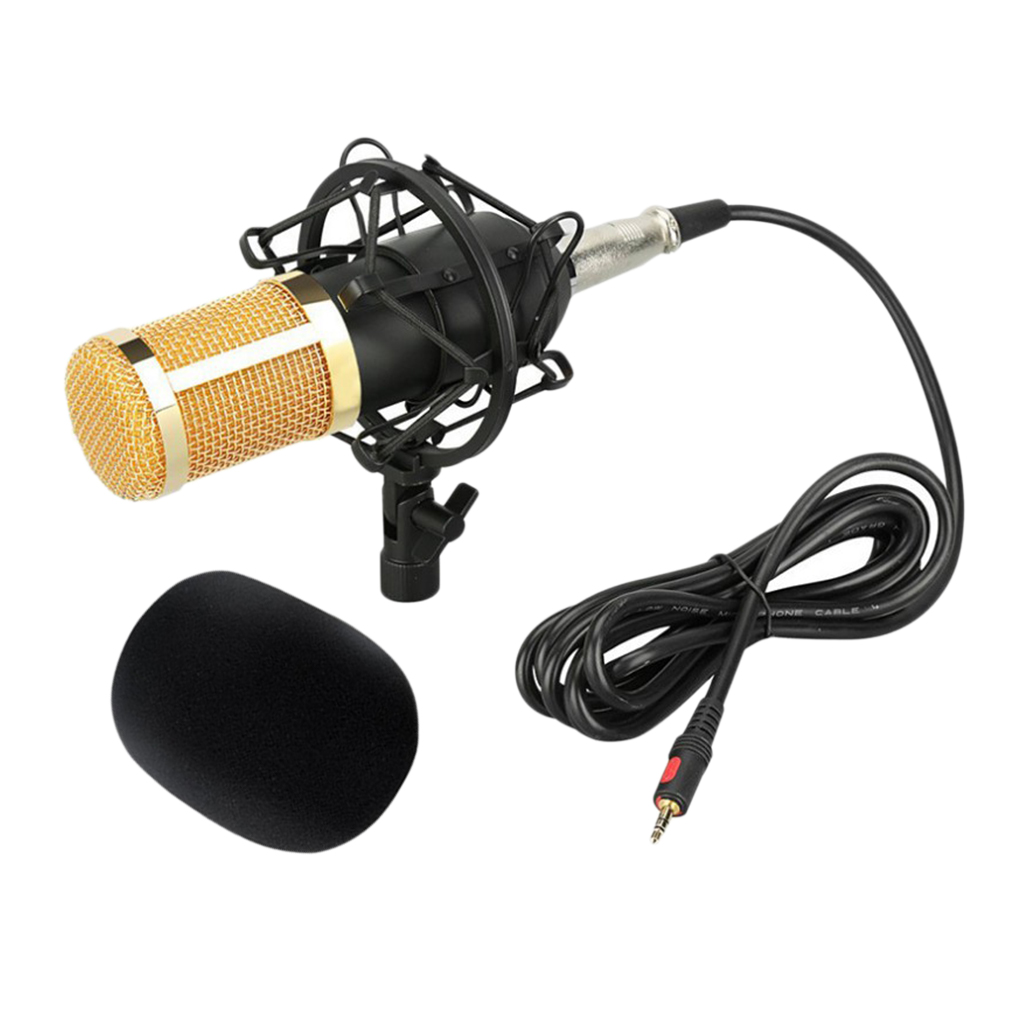 BM800 Dynamic Condenser Microphone Recording Microphone Mic for Broadcasting