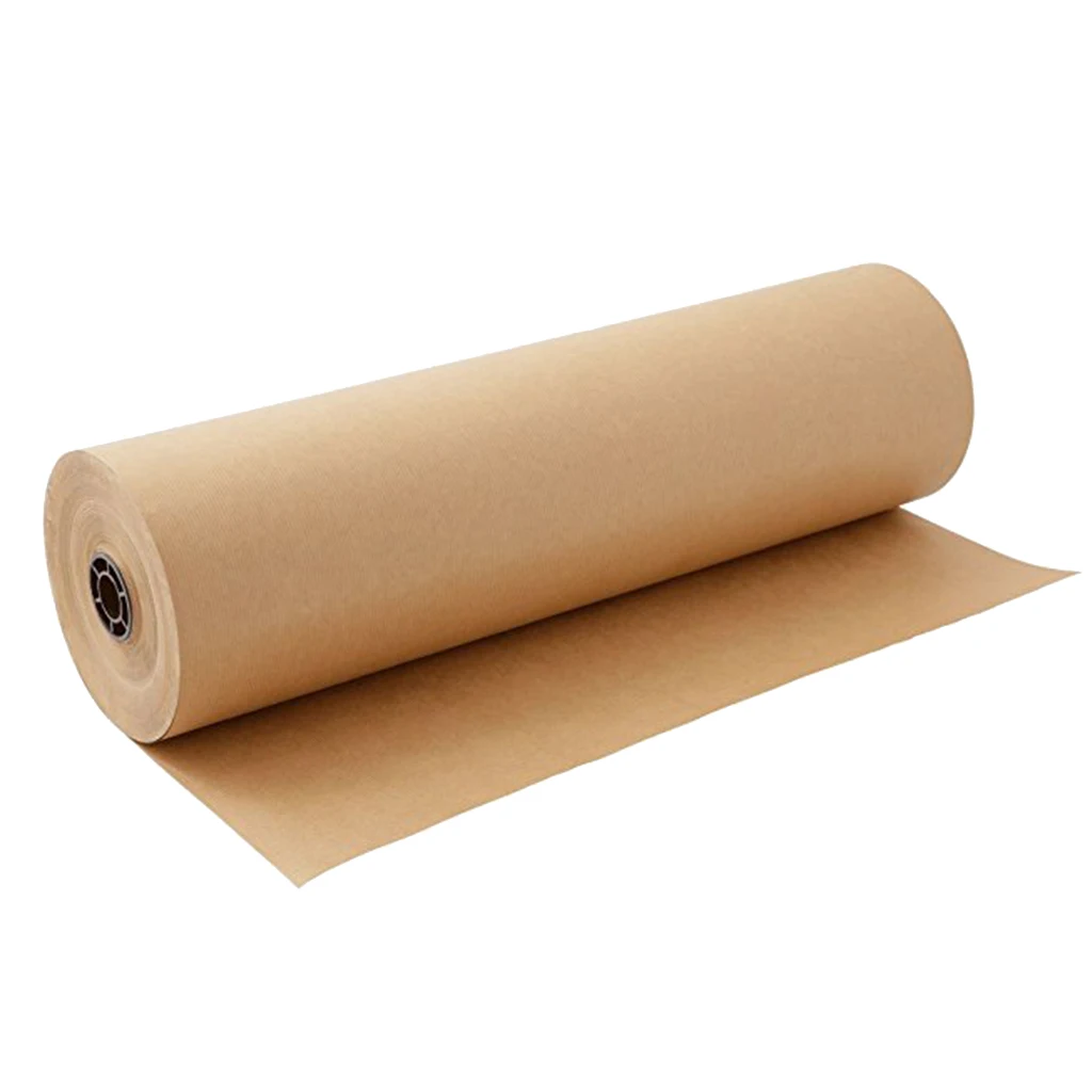 Kraft Paper Roll 30 Meters Brown Mega Roll - Natural Recycled Material - Perfect
