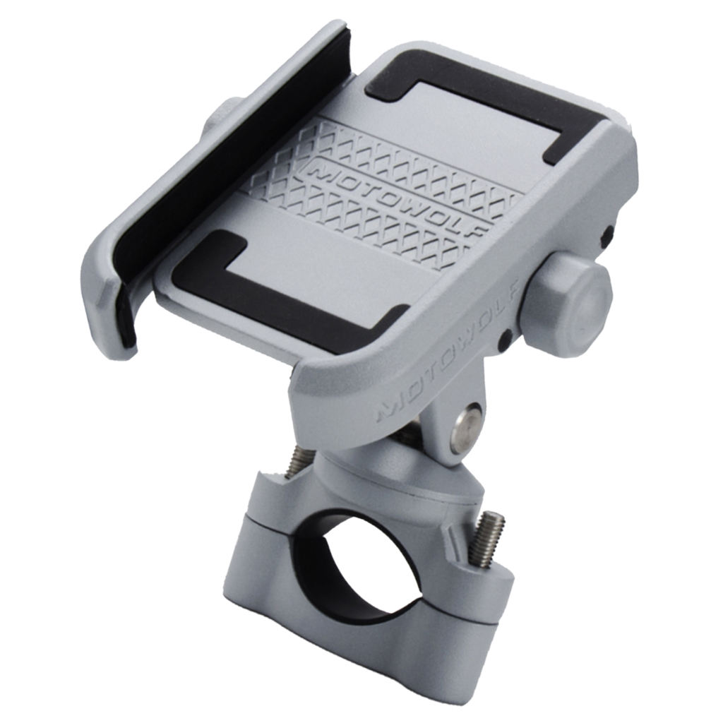 Universal Motorcycle Cell Phone Mount Holder for ATV Scooter Moped Chopper Cruiser on Handbars