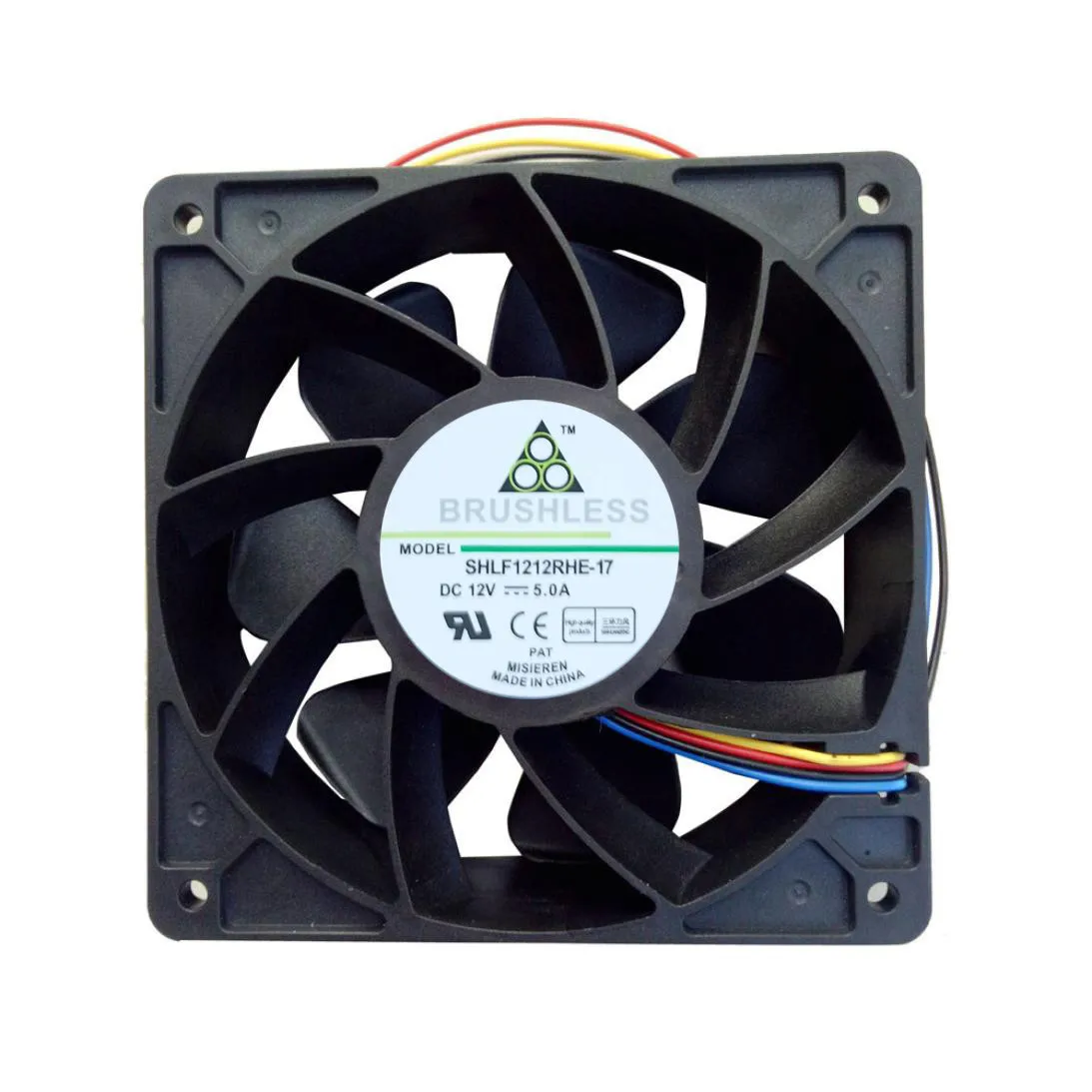 Cooling Fan Replacement 7500RPM 4-pin Connector For Antminer Bitmain S7 S9 Black 