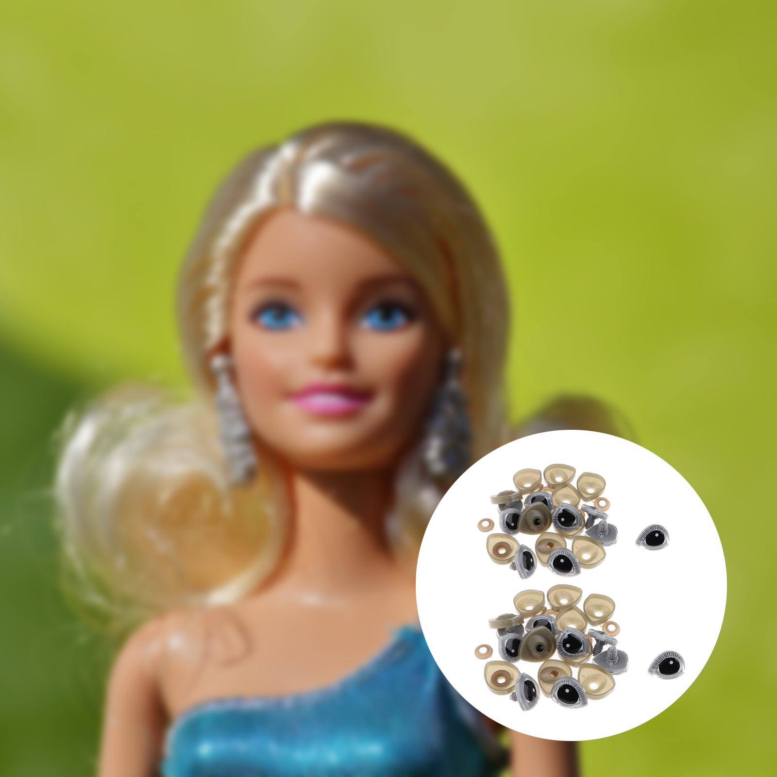 Plastic Safety Eyes DIY Accessories for Stuffed Plush Stuffed Animals Large And