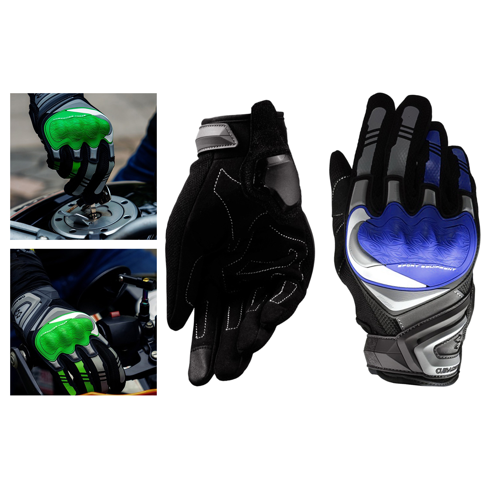 Motorcycle Gloves Durable Touch Screen Reflective Motocross Motorbike Biker Racing Car Riding Gloves Men