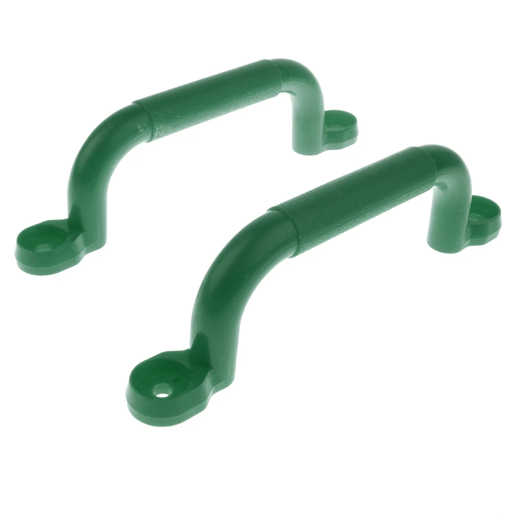 Child Climbing Frame Safety Handles Swing Accessories Garden Game Toy - Blackish Green, as described