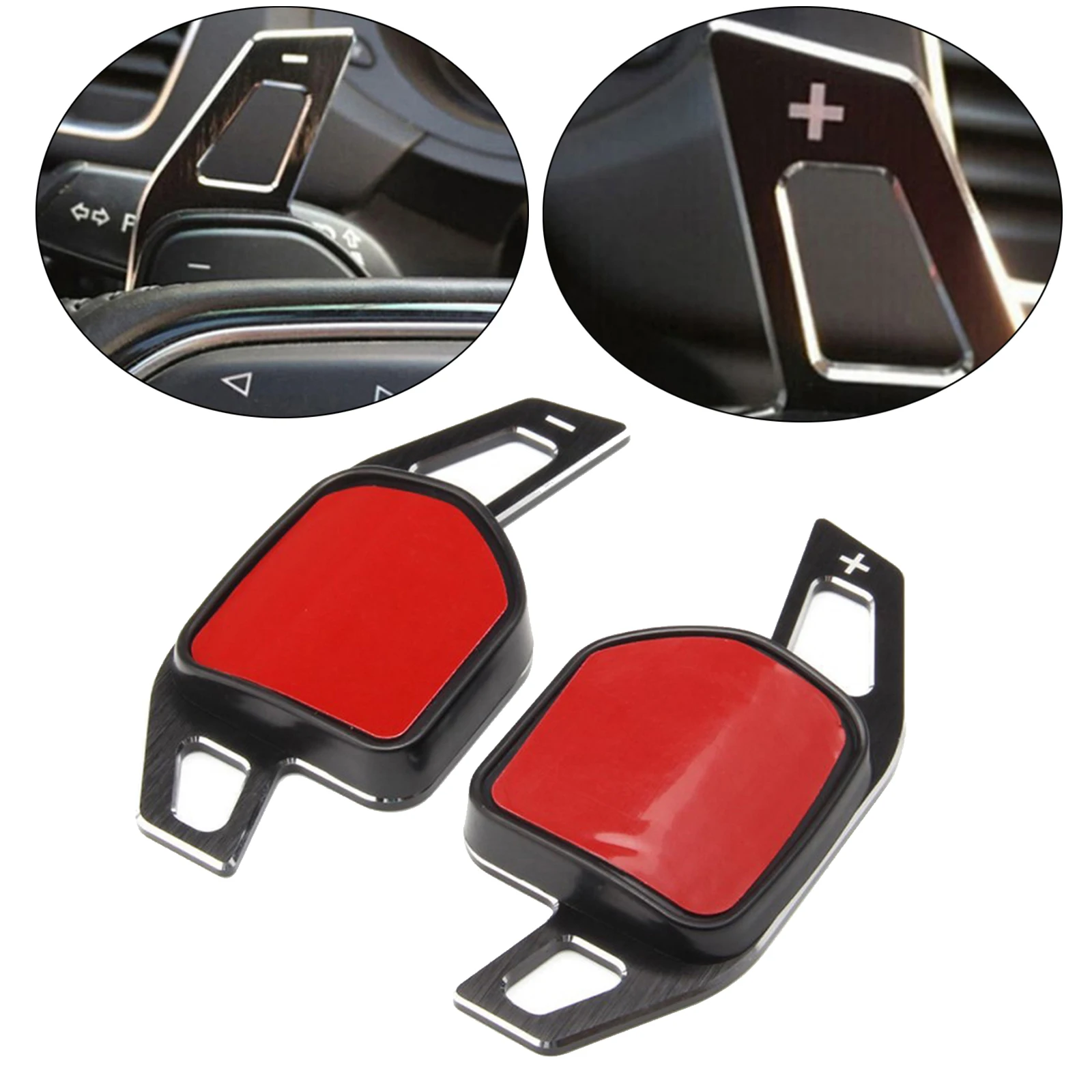 2x Steering Wheel Paddle Shift Extensions for Audi TT/ TTS(2007-2011), R8(2009-2011), A1(2010-2011)