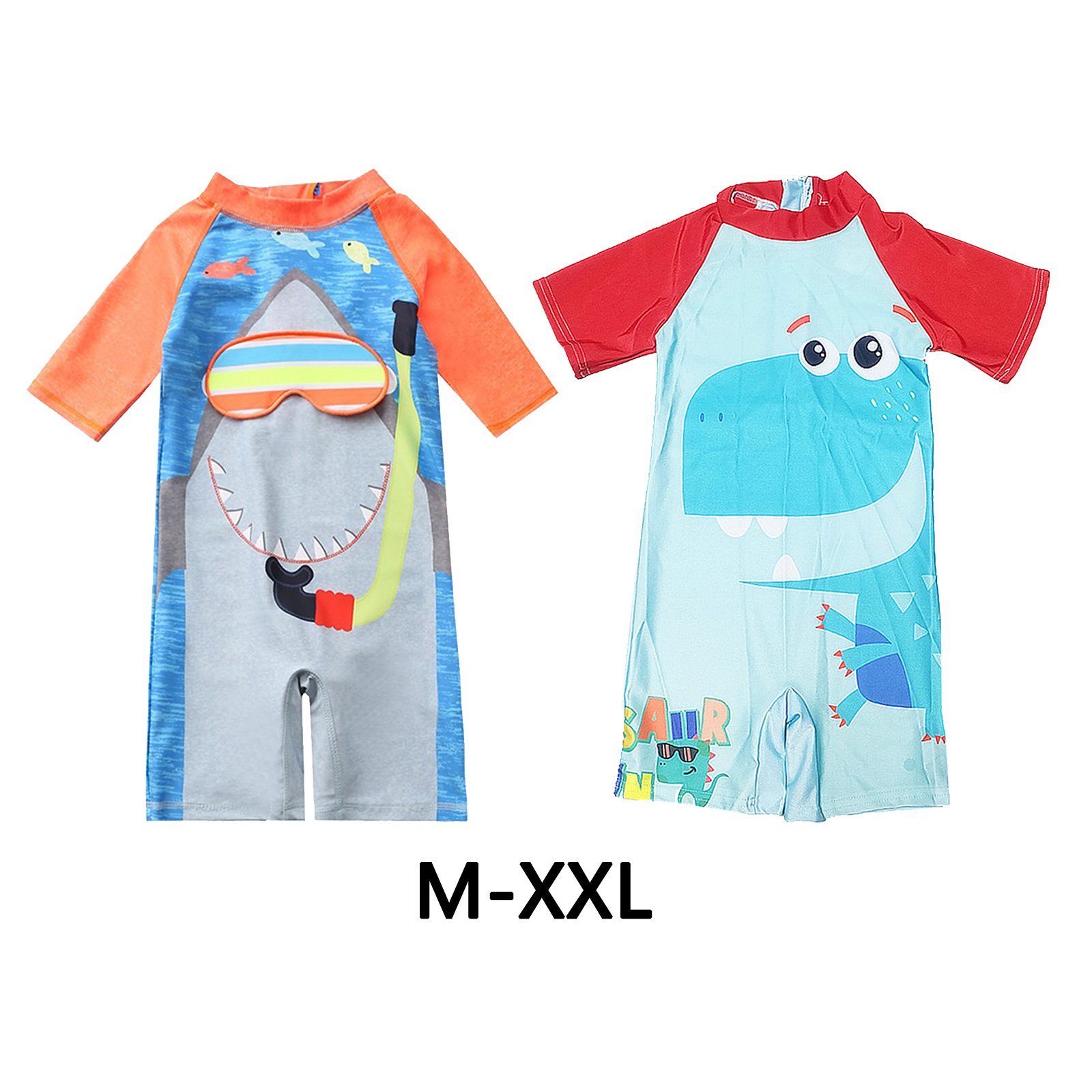 Baby Boy Swimwear Wet Suit Surfing Wear Shark Swimming Suit Kids Children Beach Equipment Bathing Suit Quick Drying Swimdress