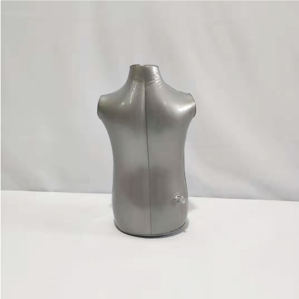 PVC 41cm Inflatable Girls Boys Kids Mannequin BustTops Dress Clothes Dummy Display Torso Models No Arms