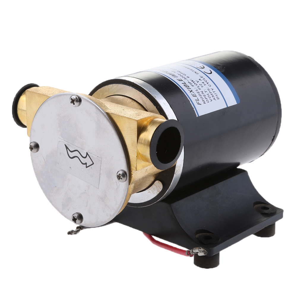 12V Washdown Pump Kit Wash Down Set 23L/min For Marine Boat Deck Anchor - 24mm Inlet/Export Caliber