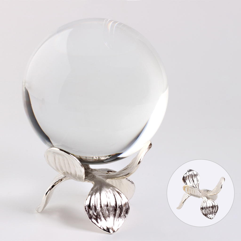 Antique Alloy Display Stand for Crystal Ball Minerals Sphere Stone Holder Base Rack