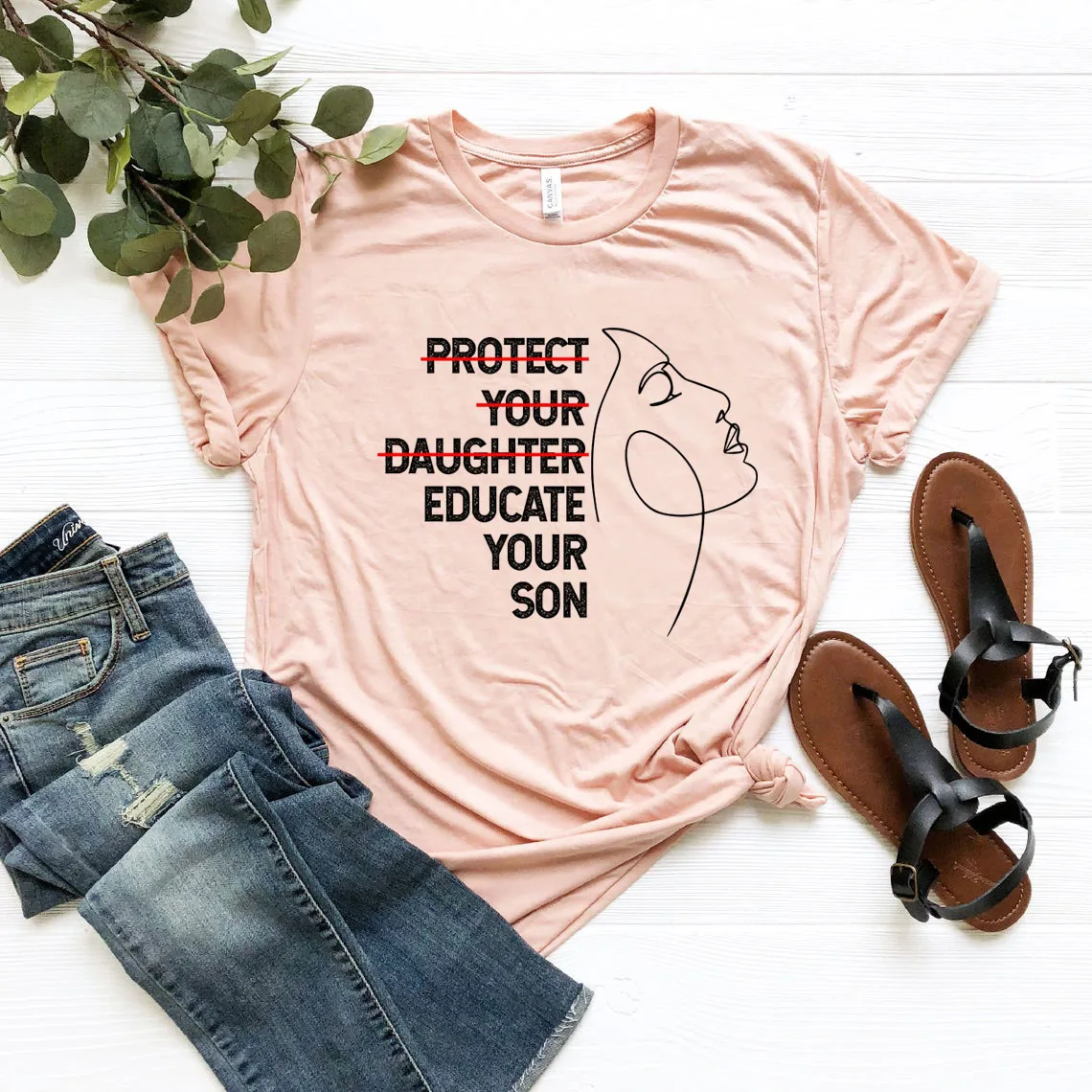 Educate Your Son T-Shirt Feminist Shirt Women Empowerment Tshirt Human Rights T-shirts Ruth Bader Ginsburg Tees Girl Power Tops custom t shirts