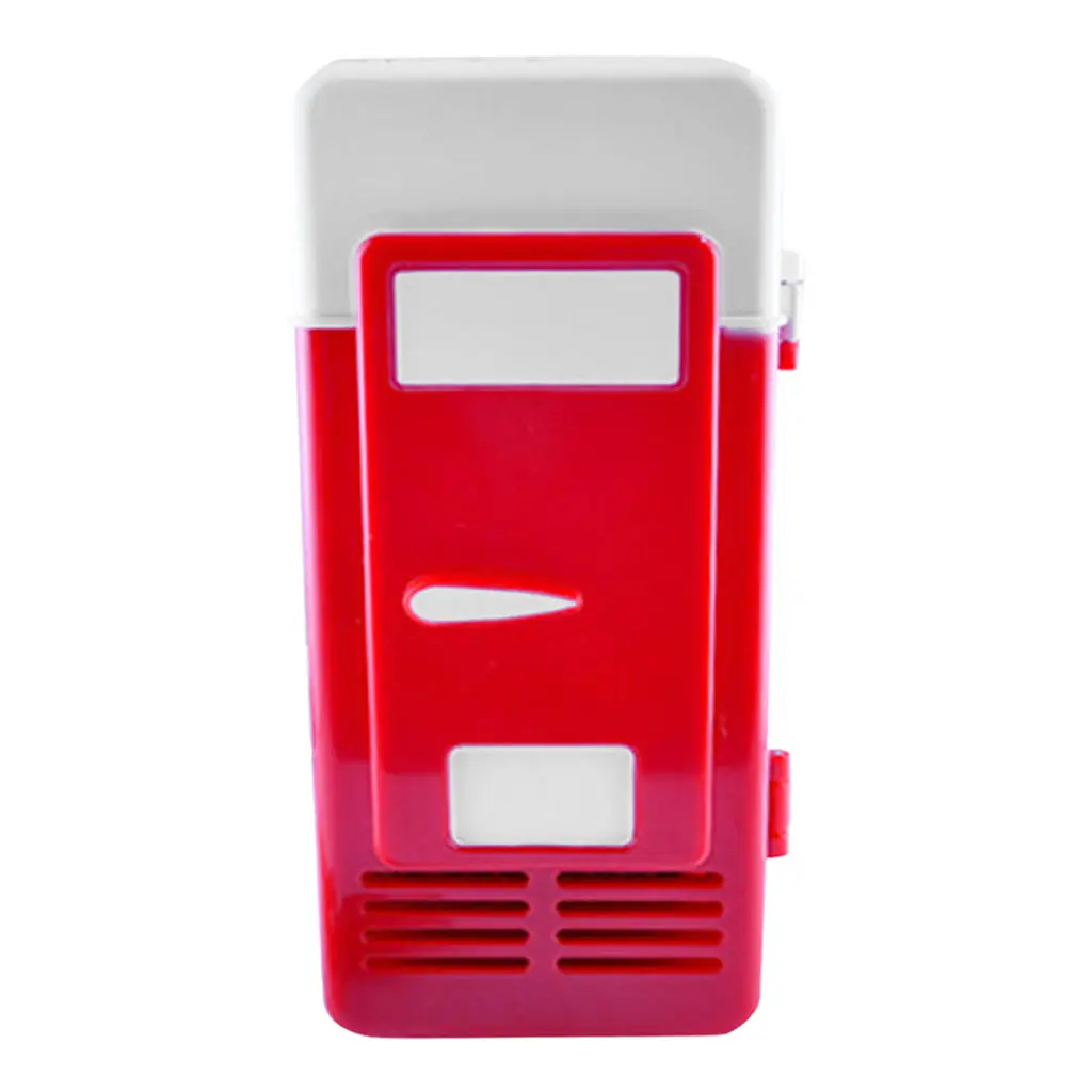 Mini USB Fridge Cooler Beverage Drink Cans Cooler/Warmer Mini Refrigerator