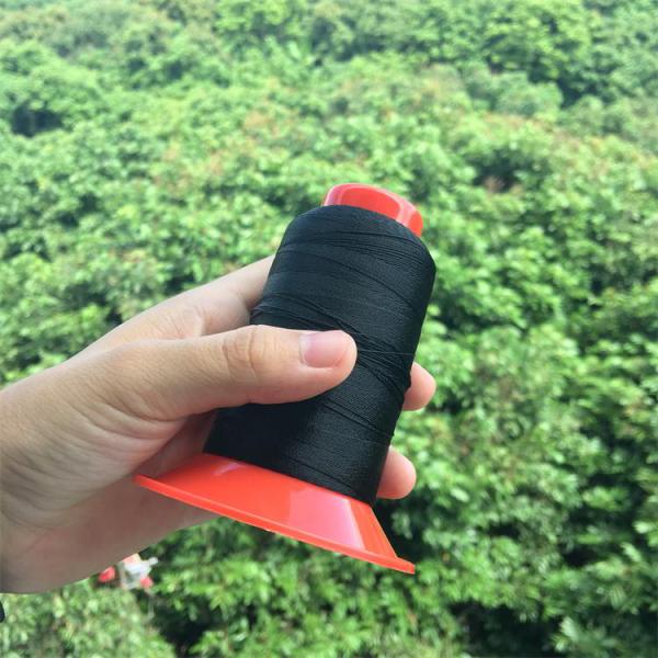 Black Color 500 Meters Bonded Nylon Tent Backpack Sewing Thread High-strength Nylon Cord Suitable for Camping Tent