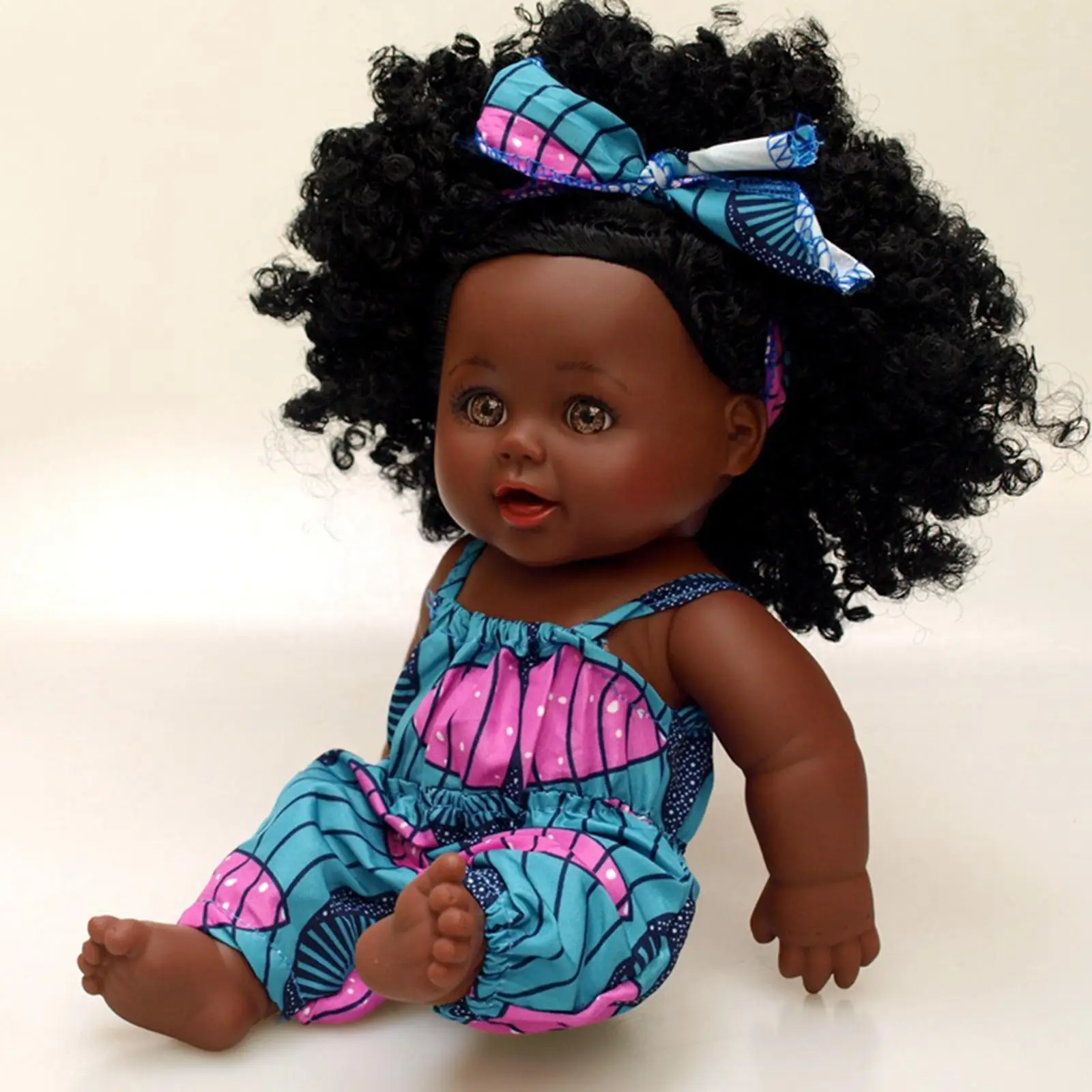 Cute Baby Doll 30cm Black Skin DIY with Clothes Curly Hair Realistic  African Baby Doll Black Girl Doll for Toddler Infants Kids|Dolls| -  AliExpress