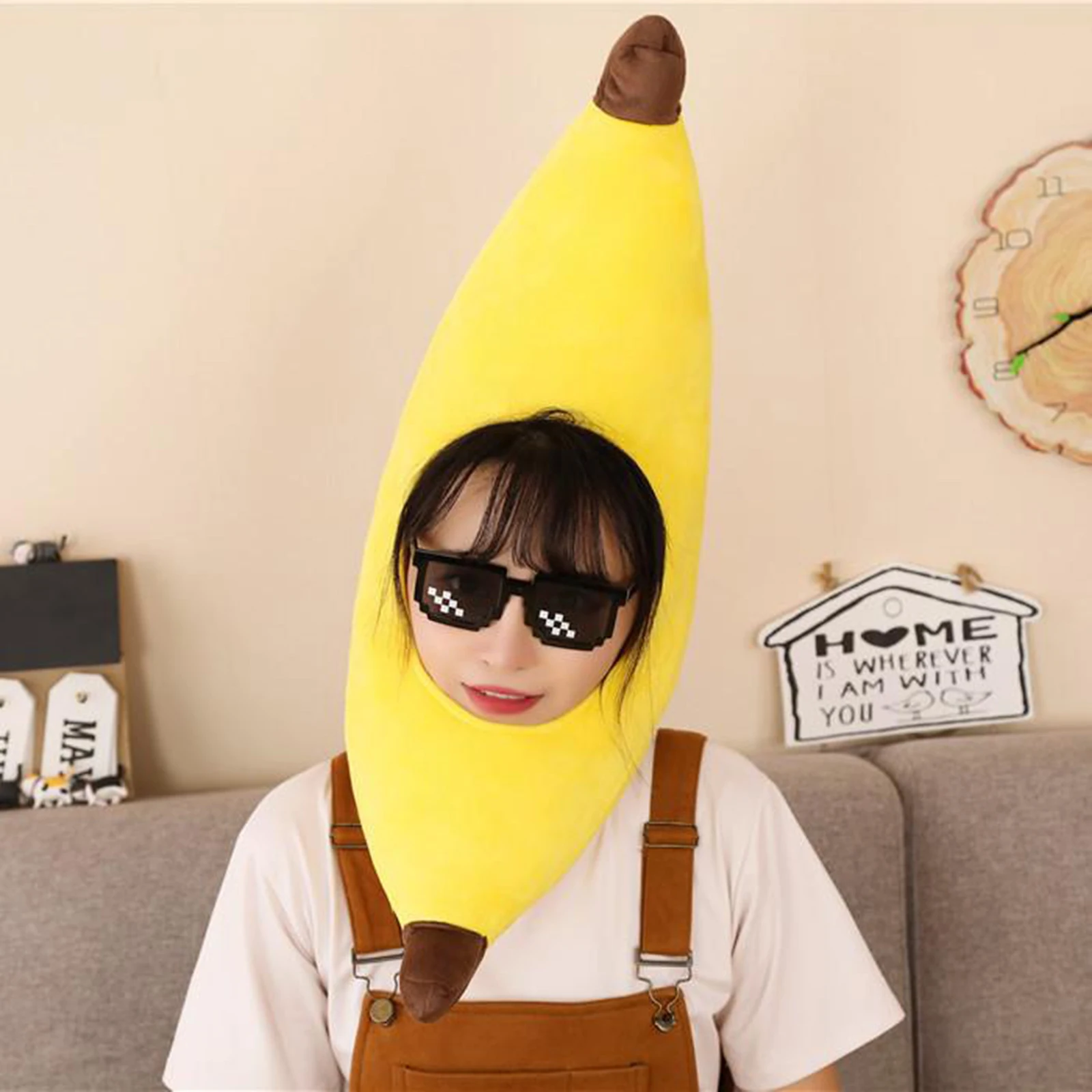 Festival Costume Caps Kids Banana Hat Fancy Dress Halloween Head Accessory